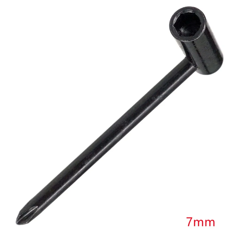 

Guitars Truss Rod Wrench 7mm Electric Guitars 6.35mm Adjusting Wrench Box Spanner Portable Silver Truss Rod Newest