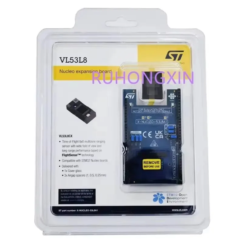 

X-NUCLEO-53L8A1 expansion board VL53L8CX flight time 8x8 multi zone sensor