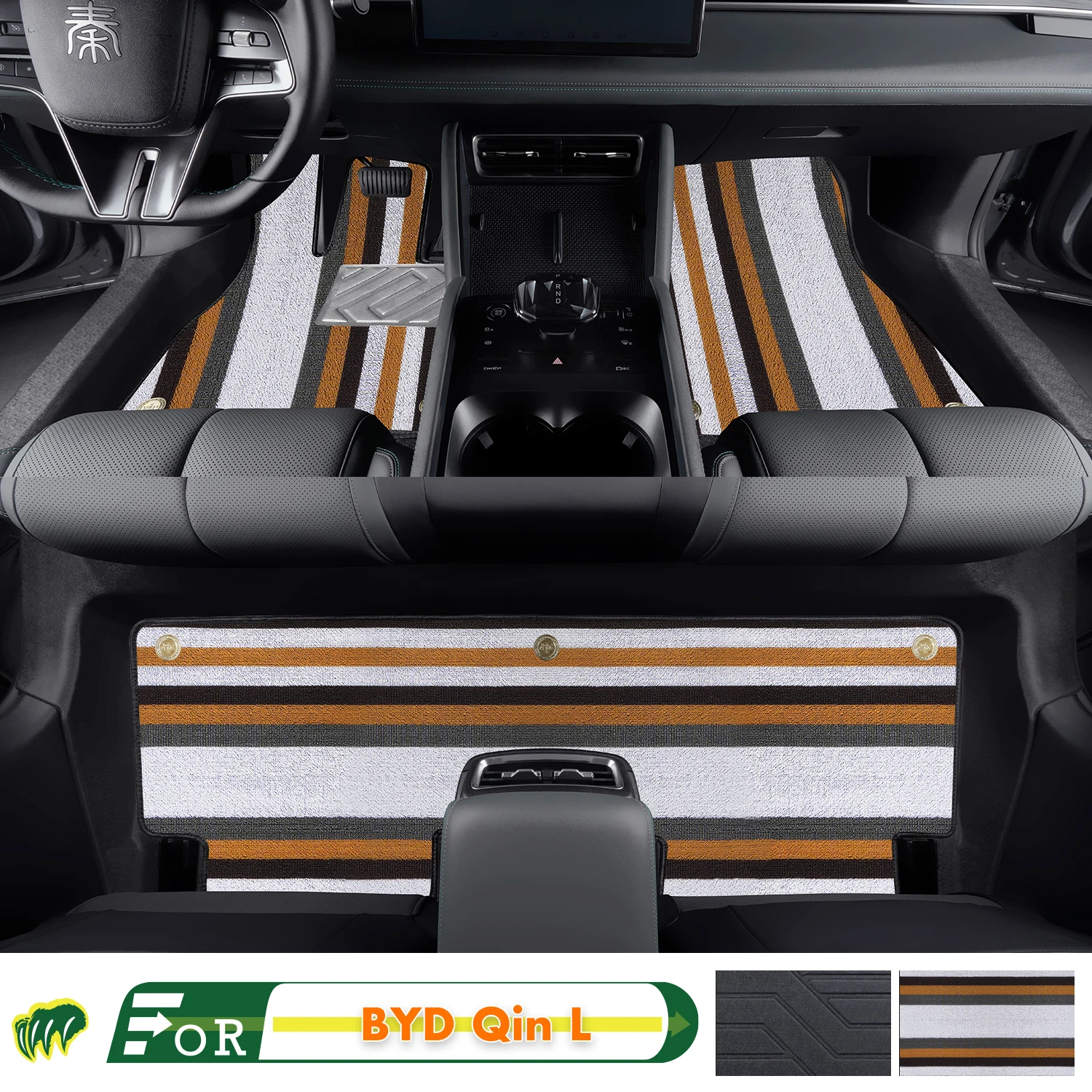 

Left-hand Drive Car Floor Mat For BYD Qin L Full Surround Foot Mat Automotive Floor Mat Interior Floor Liner