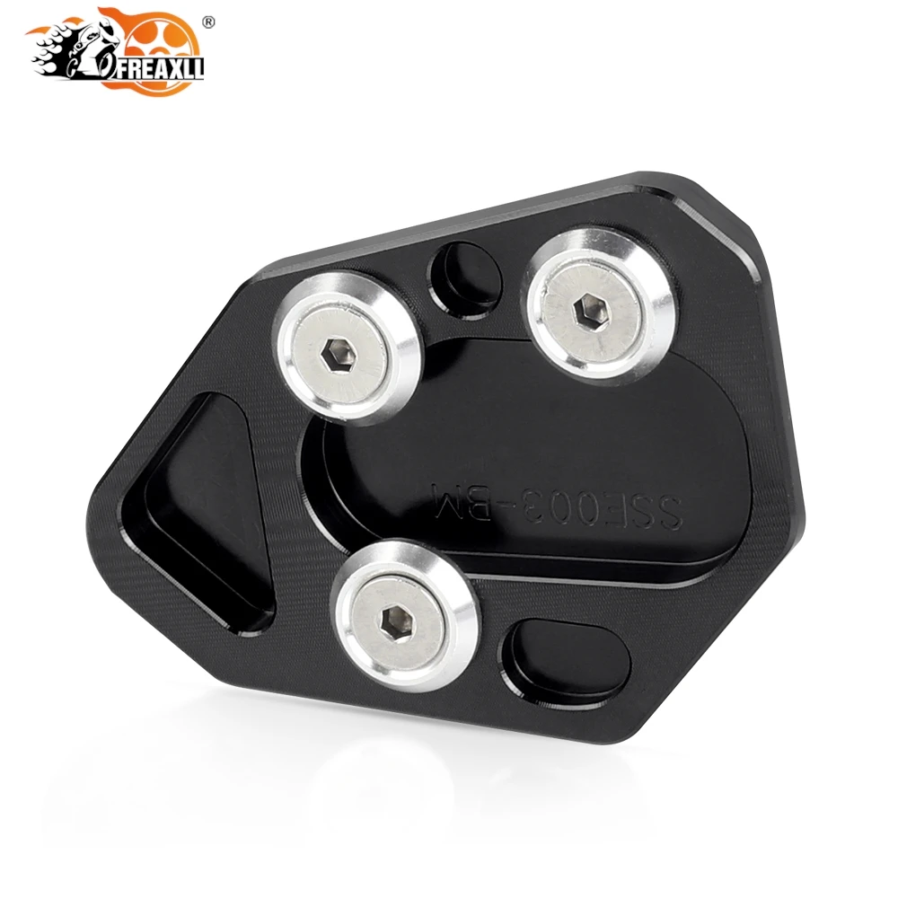 For BMW K1200S K1200R K1300S K1300R K 1200 1300 R S R1200S 2006-2008 Side Stand Pad Plate Kickstand Enlarger Support Extension