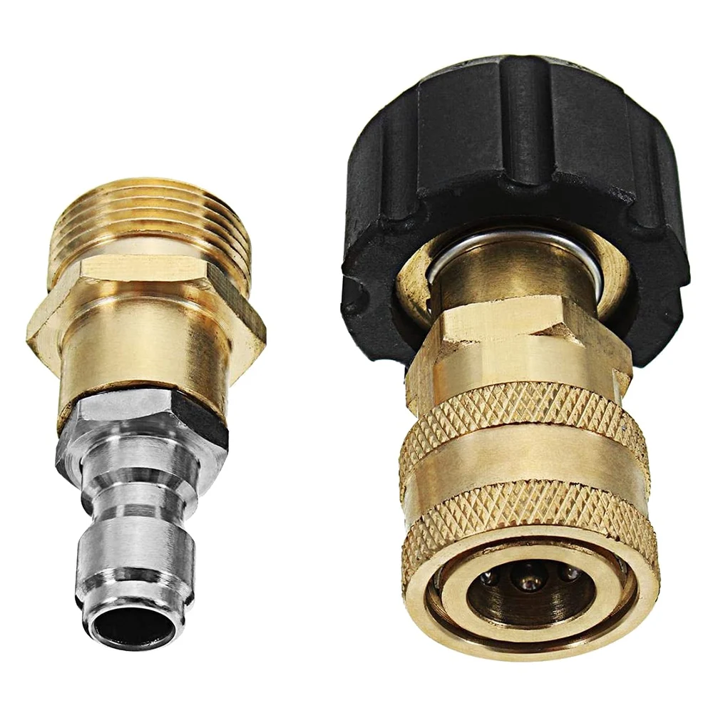 

High Pressure Washer Foam Washing Machine M22 Threaded Nozzle Quick Connect Connector Head