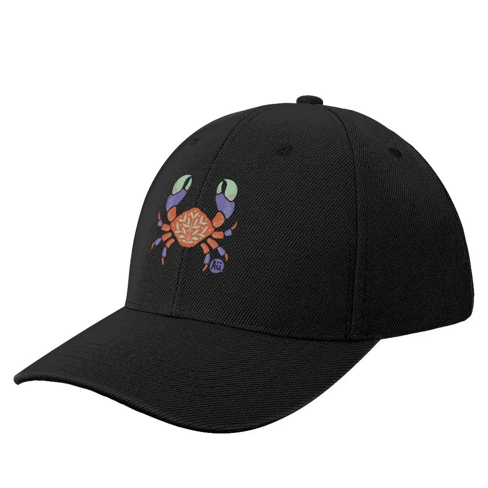 Colorful Crabs' Seaweed Parade [red] Baseball Cap Anime Hat Beach Sunscreen Visor Women Hats Men's