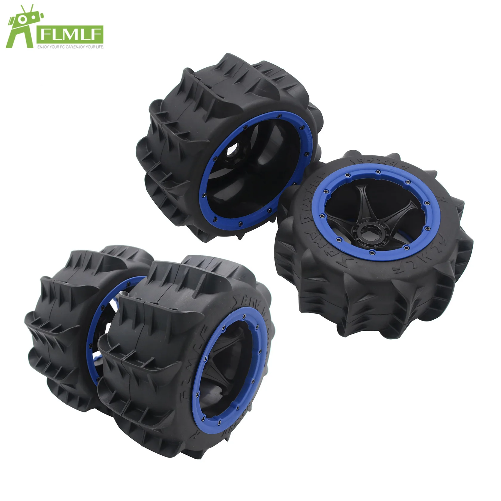 Sandräder Wüstenreifen 195*90mm oder Innenschaum oder Radnabe für 1/5 RC HPI ROFUN ROVAN KM BAJA Kraton 8s Losi DBXL-E 2.0