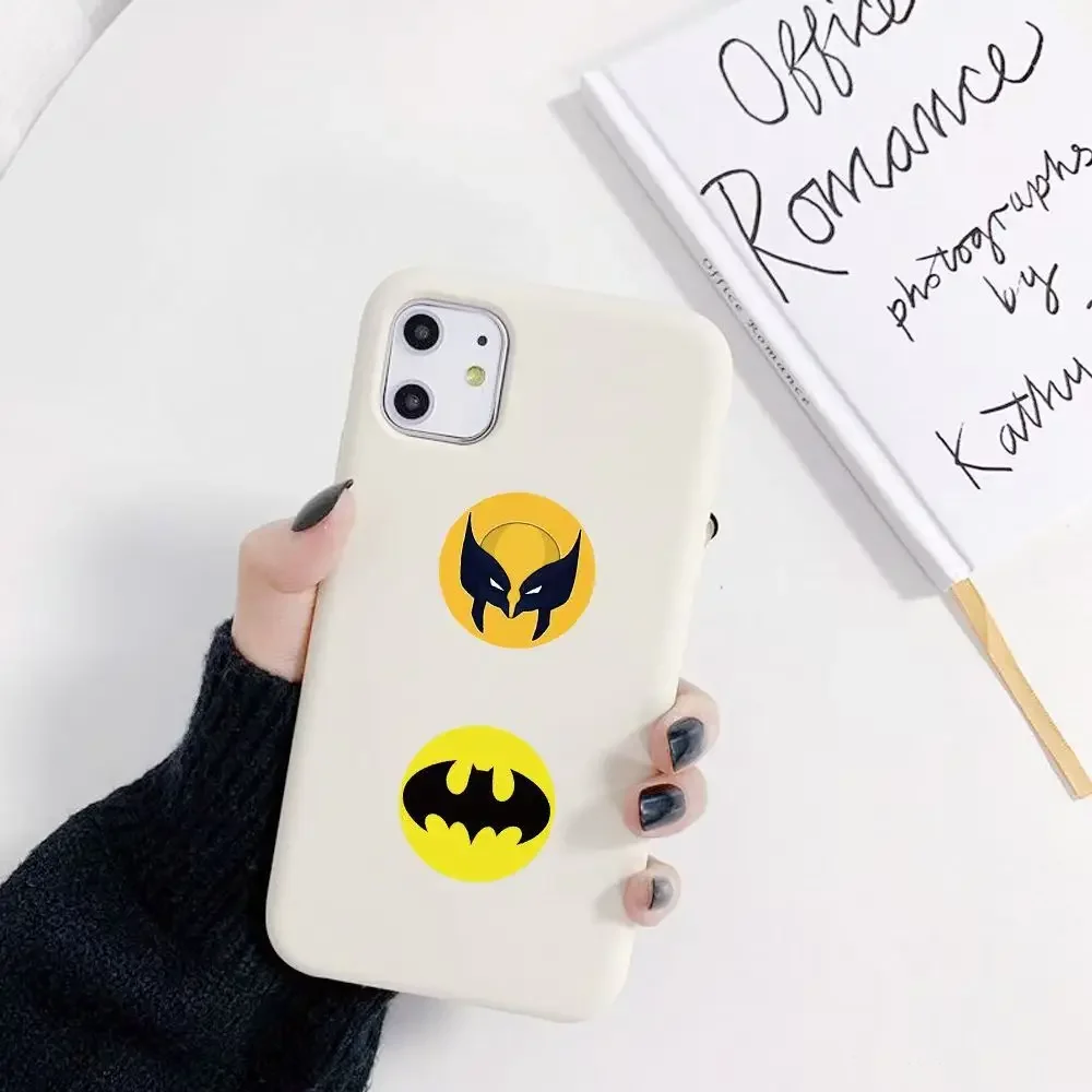 สติกเกอร์ลายการ์ตูนซูเปอร์ฮีโร่มาร์เวล 500 ชิ้น/ม้วน สำหรับตกแต่งแล็ปท็อป ของขวัญ ของรางวัล ของเล่น