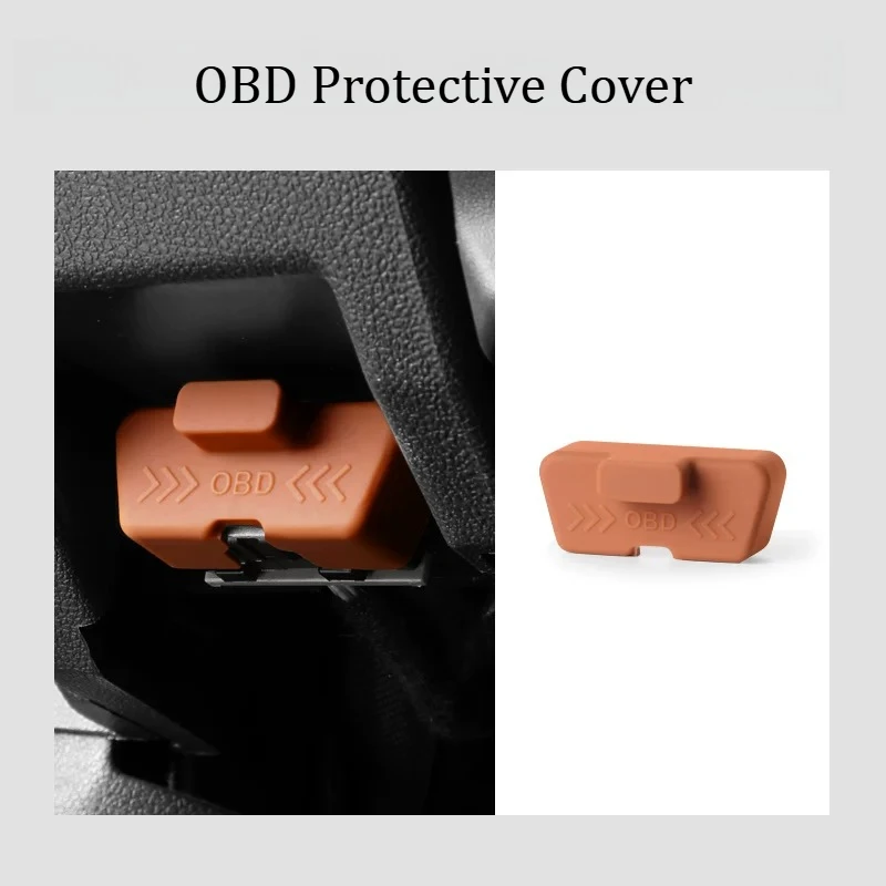 Diagnostic Interface OBD Silicone Protective Cover For Leapmotor C10/C16/C11/C01/T03/S01/B10 Dust Cover Car Interior Accessories