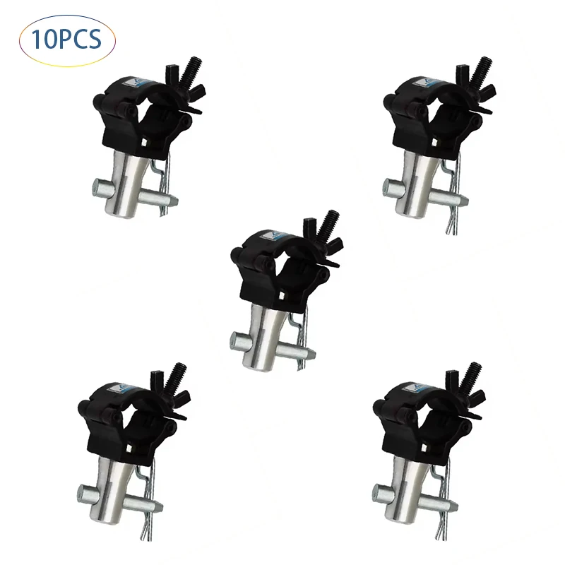 10 packs Aluminum stage light clamps with Connector Suitable for F14 Moving Head Beam Spot Led par Lighting Fixtures