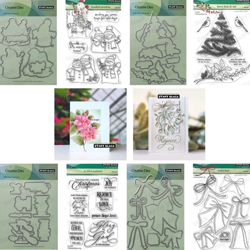 Quiet Places Yuletide Adornment Clear Silicone Stamps for DIY Scrap Booking Bullet Journal Craft Supplies Stamp Photo Album Card