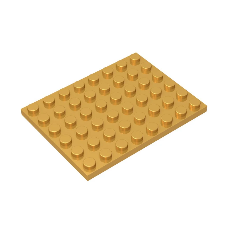 Gobricks GDS-524 Plate 6 x 8 compatible with lego 3036 pieces of children\'s DIY Building Blocks Technicalal