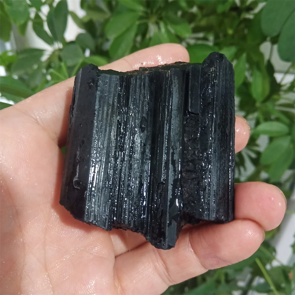 منتج جديد قطعة عالية الجودة إصلاح التورمالين الأسود الطبيعي خام عينة معدنية شفاء كريستال الإشعاع حجر الطاقة #4