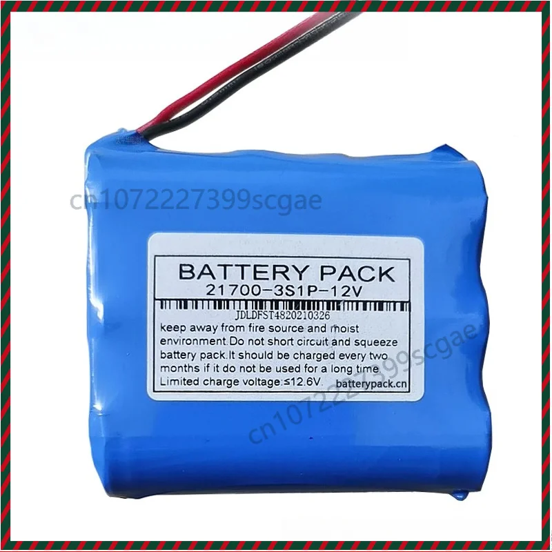 Rechargeable 12V Battery Pack 21700‑3S1P 21700‑3S2P For General Equipment