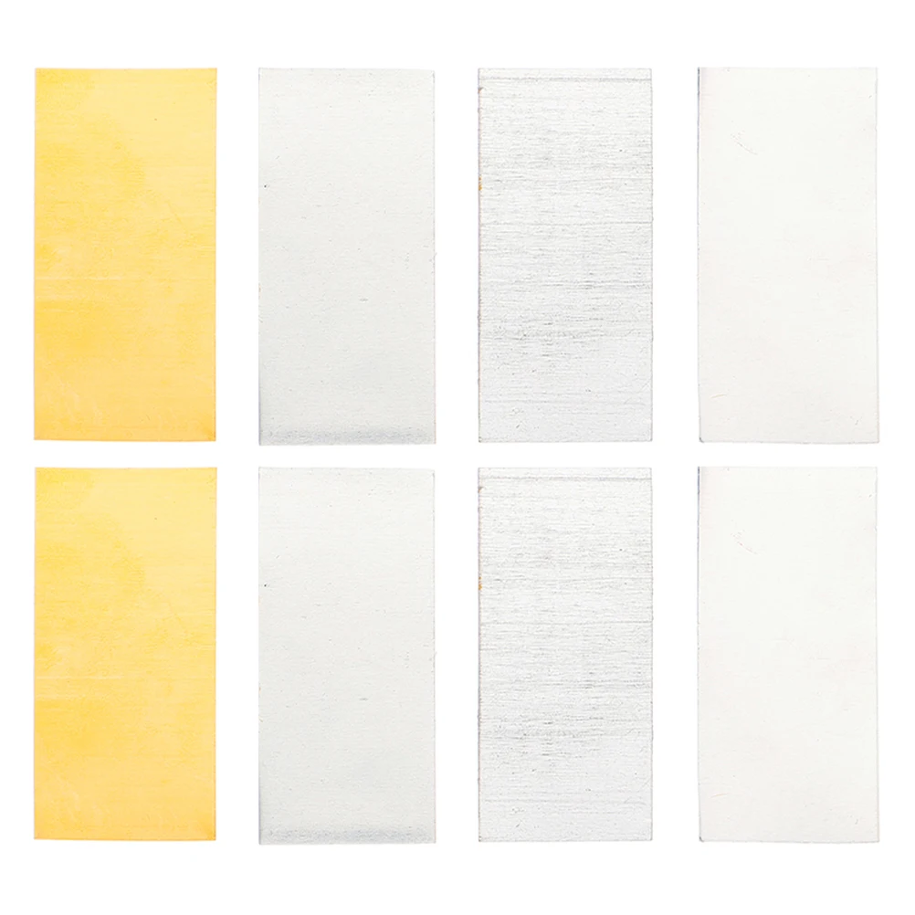 

8pcs Fruit Experiment Supplies Copper Zinc Aluminum Iron Sheets For Science Projects Kids Experiment Materials