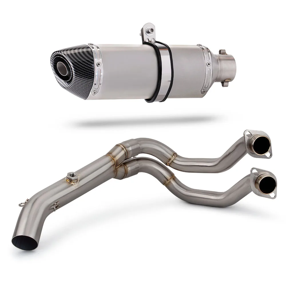 Uitlaatsysteem R77 met DB Killer en uitlaatpijp voor Kawasaki Ninja650 Z650 2017-2023 motorfietsen - afbeelding 2