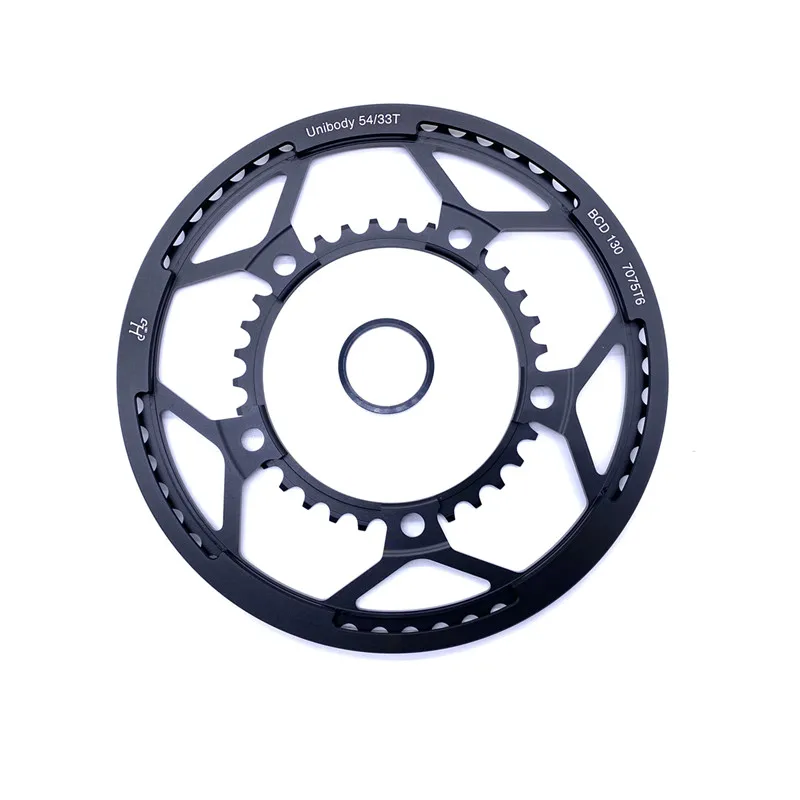 H&H 54/33T Chain-Guard Intergrated Chainring for Brompton Folding