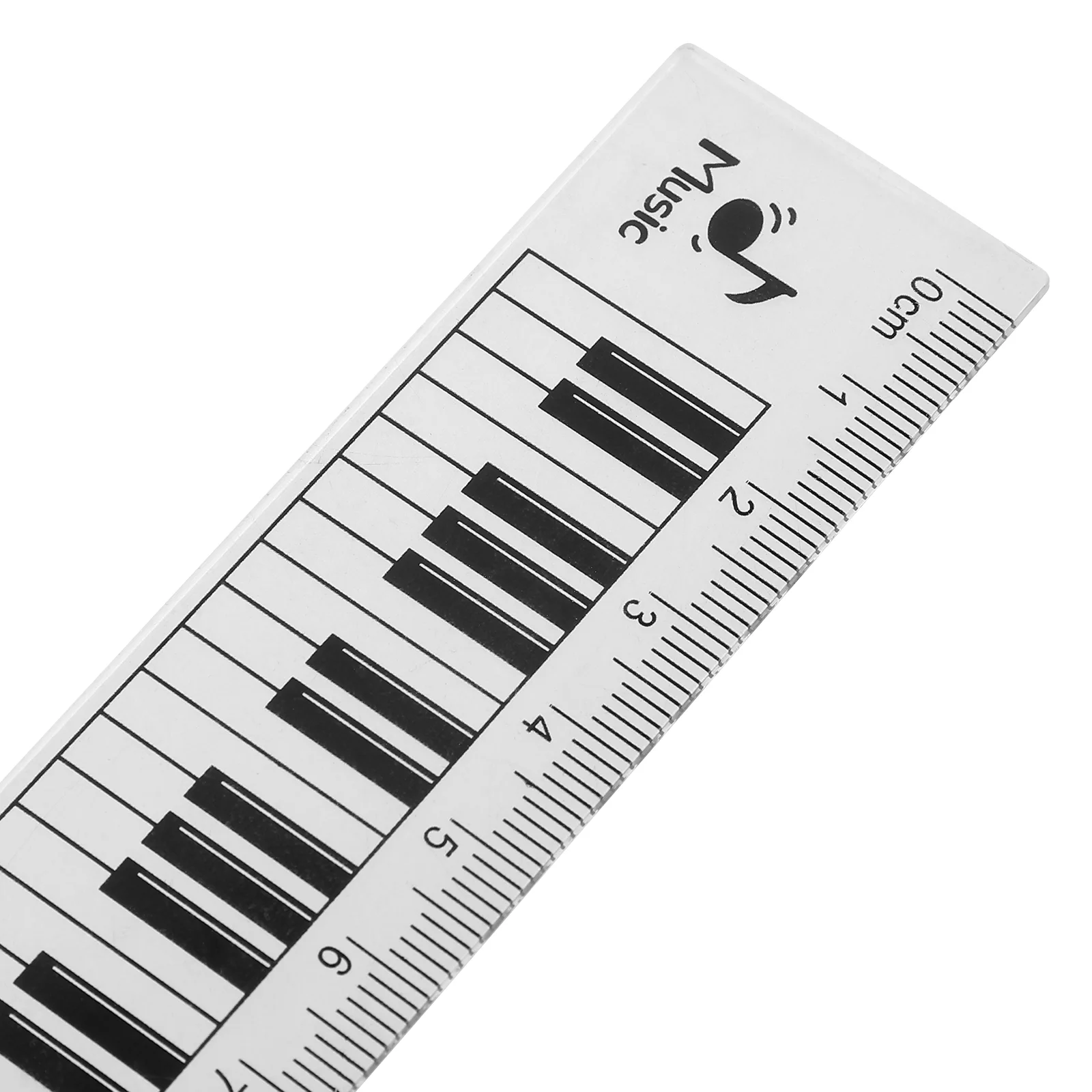 Musical Note Ruler Plastic Straight Office Drawing Professional Drafting Tool Tape Measure Piano Keyboard Child