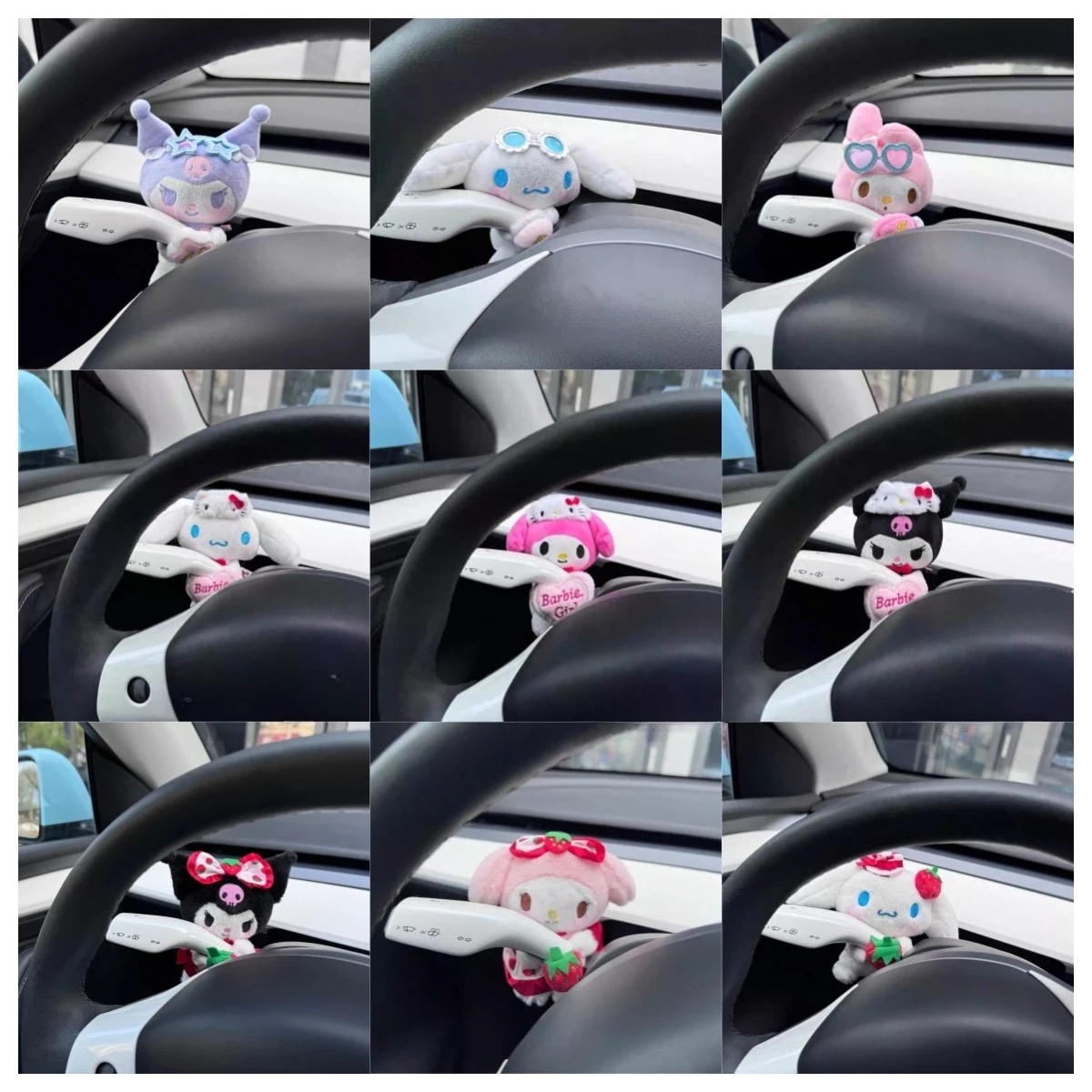 

Cute Car Cute Wiper Ornaments Plush Doll Turn Signal Switch Ornament Car Interior Decoration Accessories