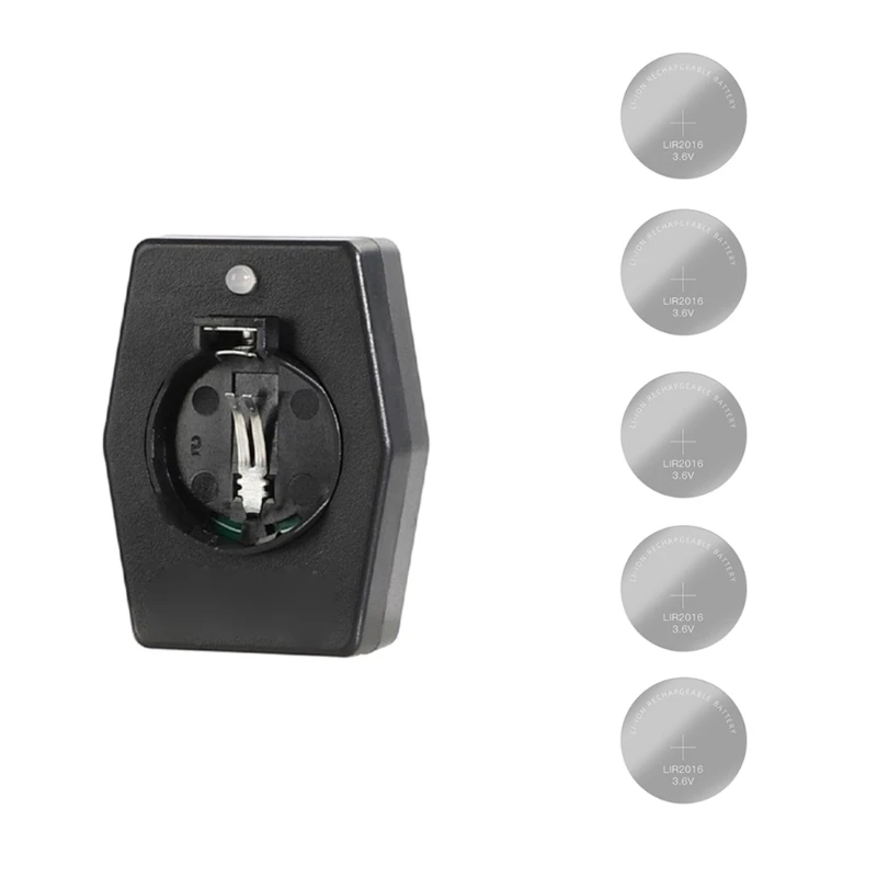 Portable Button Batteries Set with Rechargeable LIR2032 LIR2025 LIR2016 Batteries Reusable Power Solution N0HC