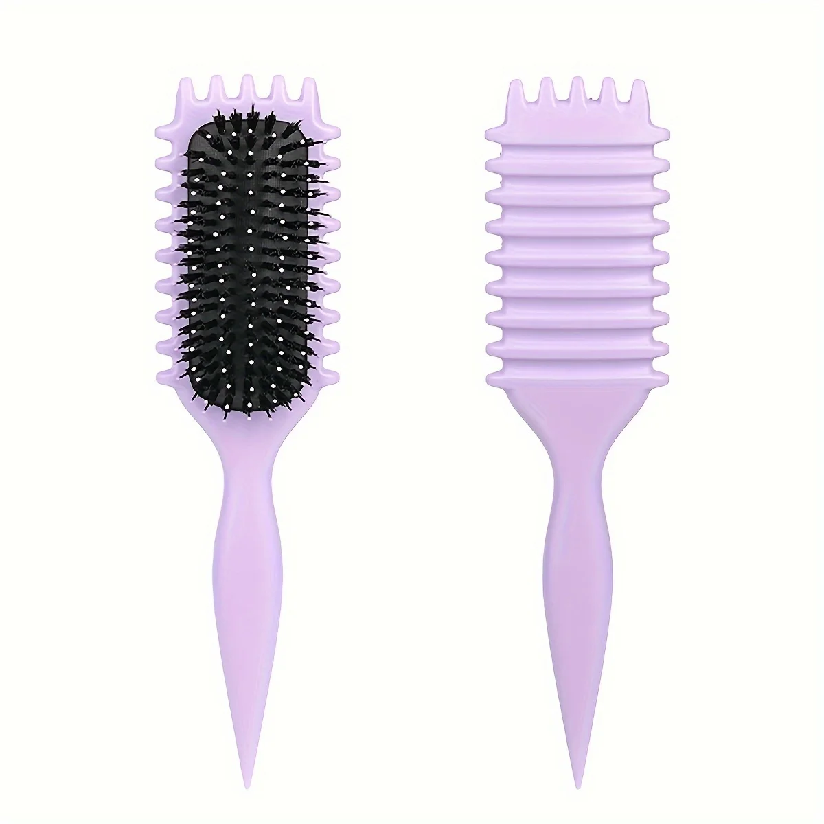 1Pc CANDY BRUSH Krullend haar Stylingborstel-ontwarren met tanden, vermindert trekscheiding Nylon borstelharen voor alle krultypes