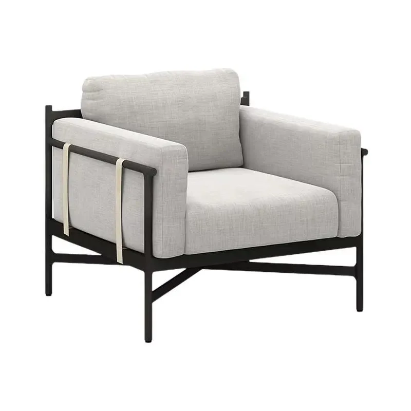 for Metal frame outdoor leisure sofa, rust-proof outdoor garden sofa set, modern outdoor garden sofa, suitable for leisure