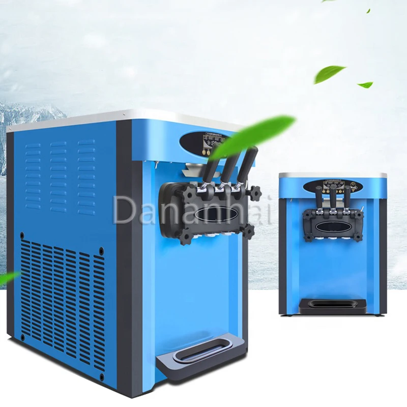 

Ice Cream Machine, Commercial Small Fully Automatic Frozen Yogurt Machine, Desktop Sundae Cone Machine