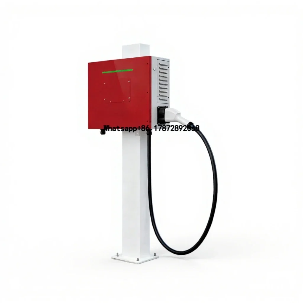 Wall-Mounted 20-40KW New Electric Car Charger 3 Phase DC EV Charging Pile OCPP CCS/CHAdeMO/GBT Interfaces High