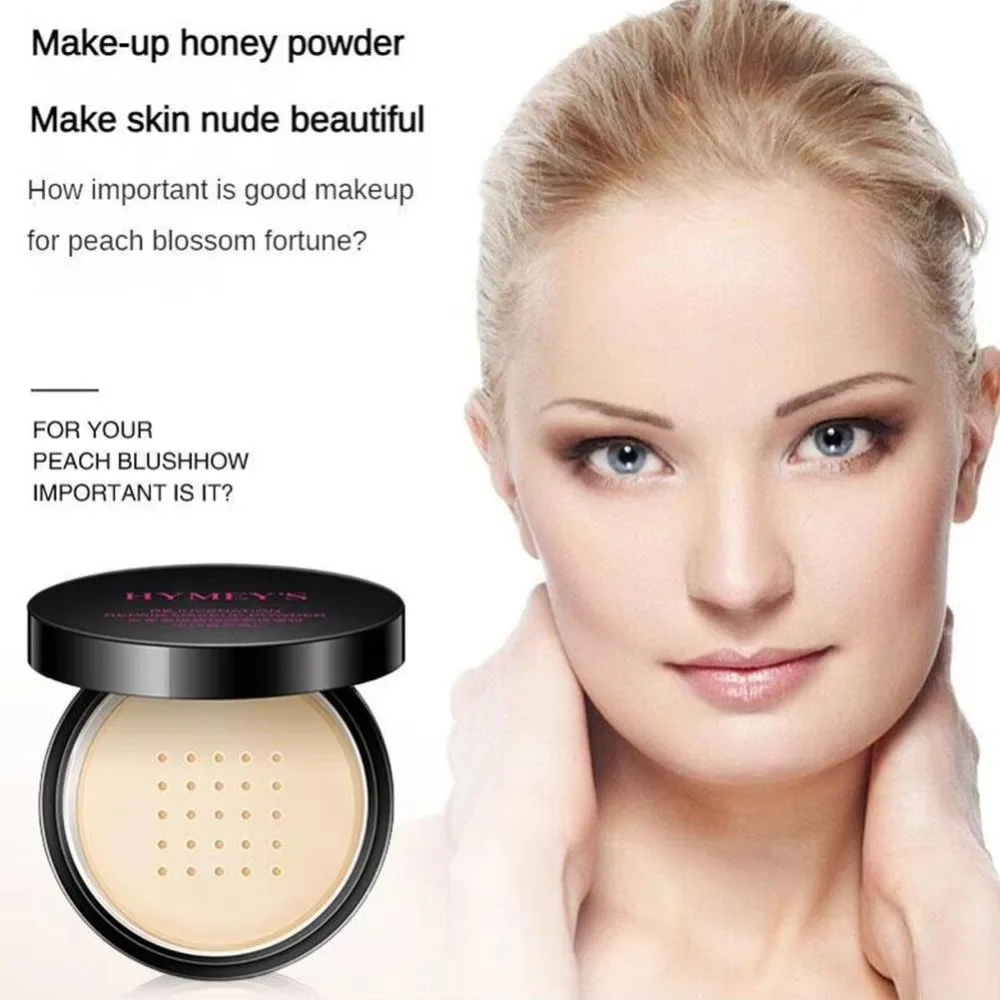 Puder do twarzy kontrolujący wydzielanie sebum, matujący, długotrwały, do konturowania i utrwalania makijażu, minimalizujący widoczność porów, przezroczysty puder do makijażu.