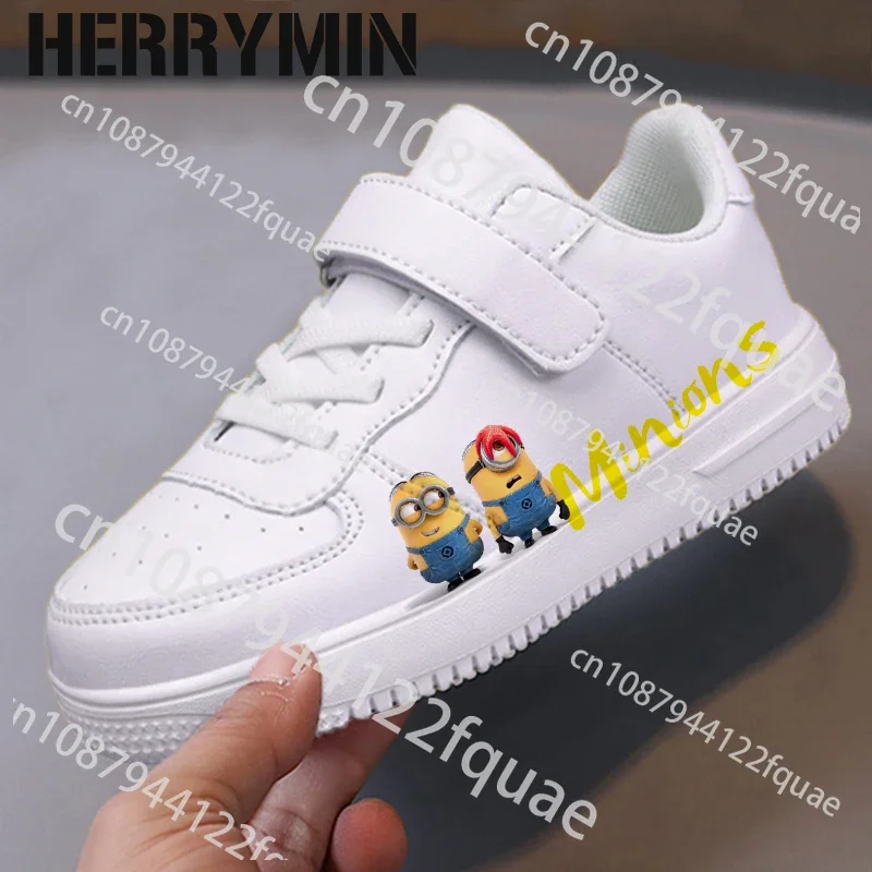 Minions shoes for kids children\'s Casual basketball Sneakers shoes for 8 and 9 year old girls boys Running Shoes Gift