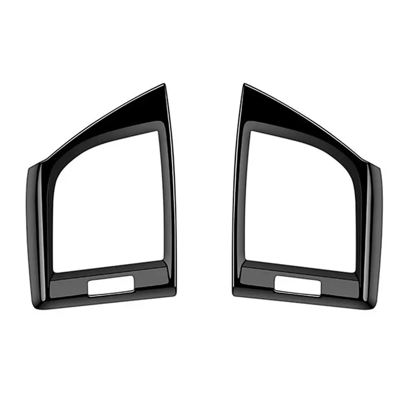 L96A For Toyota Alphard 40 Series 2023+ RHD Bright Black Dashboard Air Condition Vent Outlet Cover Trim Frame Sticker