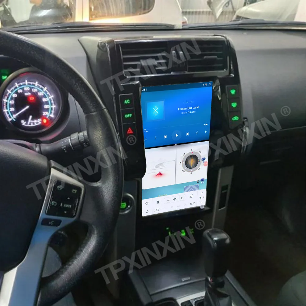

Android 13 Auto Car Radio GPS Navigation Screen For Toyota Prado 2011-2014 Carplay Digital Dashboard Multimedia Player Head Unit