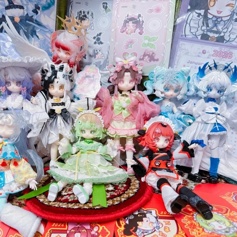 

New Time Series Echo Kikura Solar Term Healing Series 12 Point Bjd Movable Doll Blind Box Product Girl Collection Birthday Gifts
