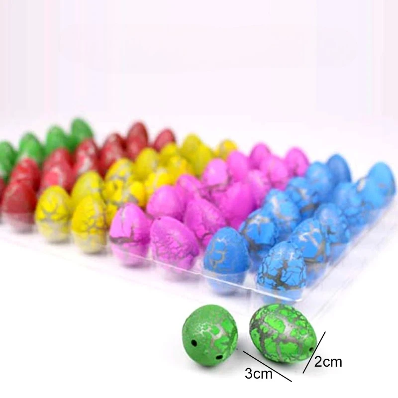 10pcs Funny Kids Toy Surprise Egg Design Mini Hatching Dinosaur Colorful Cracked Festival Party Favor Children Gift