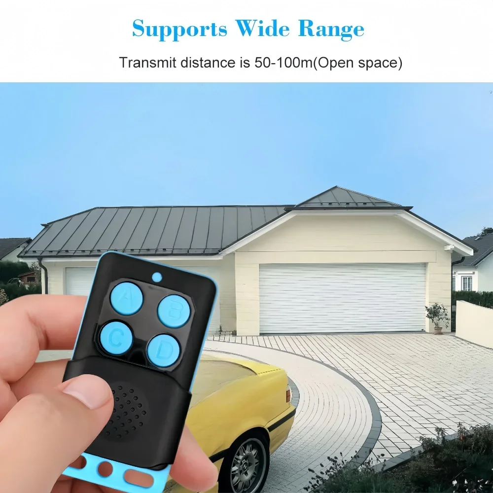 300-868Mhz RF Duplicator Remote Control Auto Copy Remote Control Fixed Code 433mhz 315Mhz Wireless Remote For Gate Garage Door