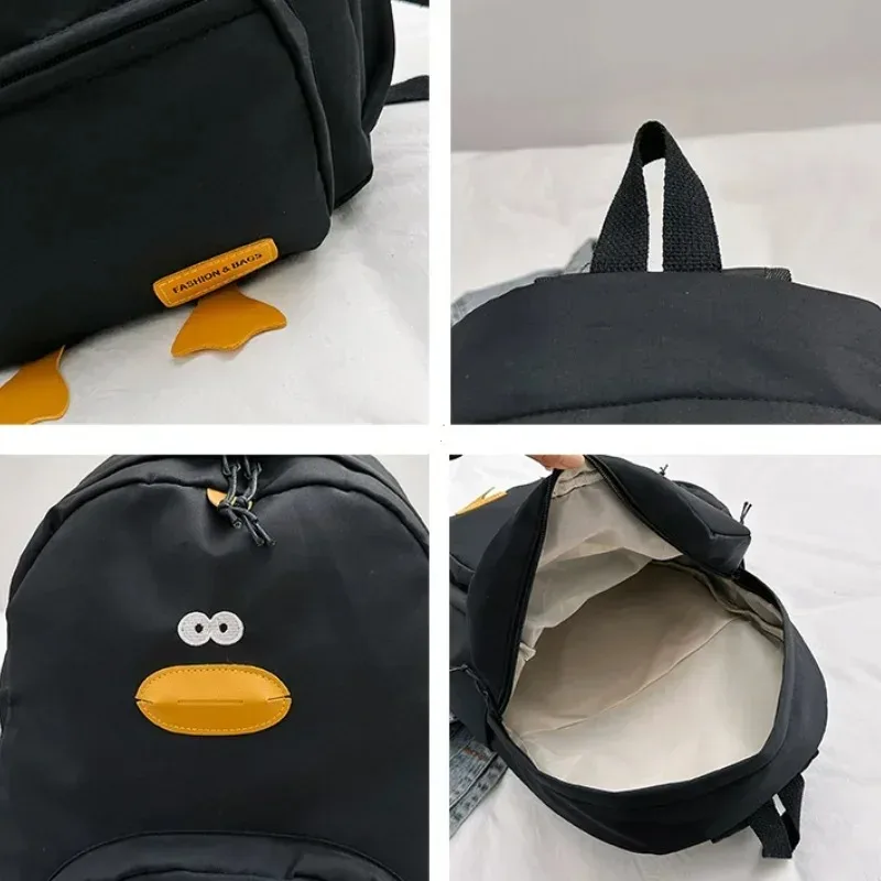 

New Cartoon Duck Backpack Designer Cute Travel Bag Female College Student Versatile Korean Edition Girls' School Bag рюкзак