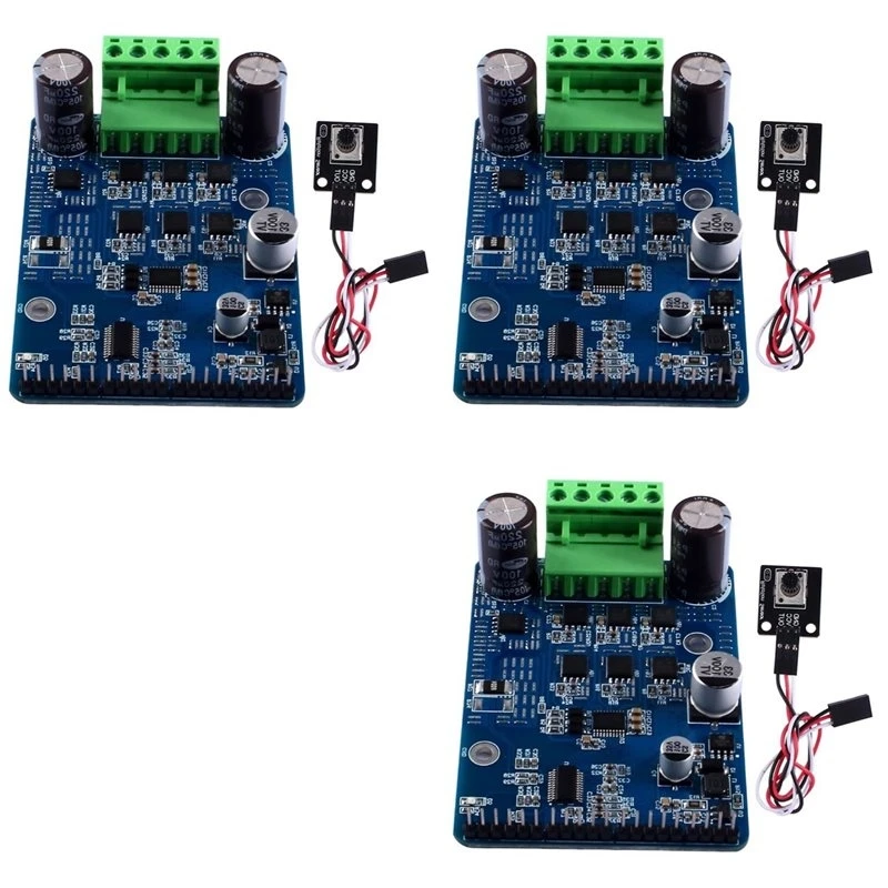 A95I-3X BLDC Three Phase DC Brushless Motor Controller High Power 1600W Hall Motor Control Driver Board Motor Regulator