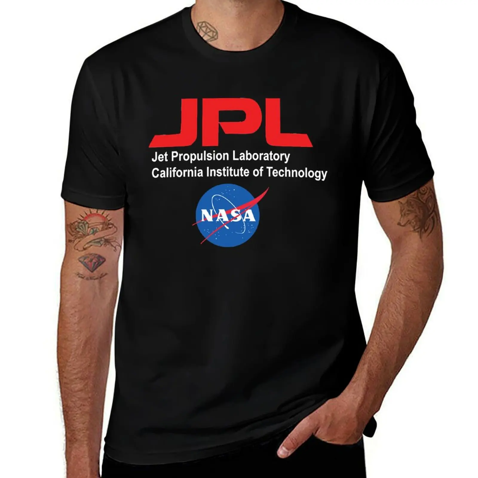 NASA Jet Propulsion Laboratory (JPL) Logo Shirt T-Shirt T-Shirt for a boy T-shirts man black t shirts for men