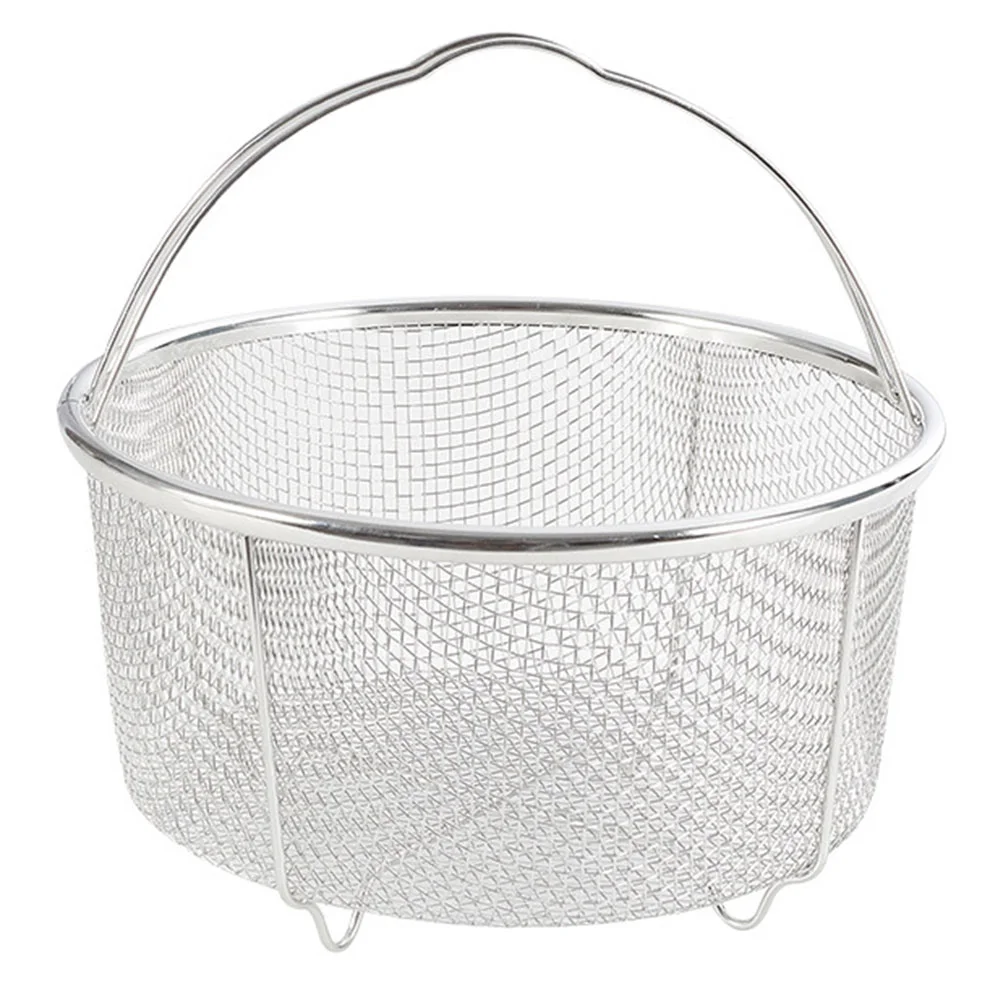 

Multifunctional Frying Basket Air Fryers Stainless Steel Steam French Fries Kitchen Gadget Fruit Draining Cooking