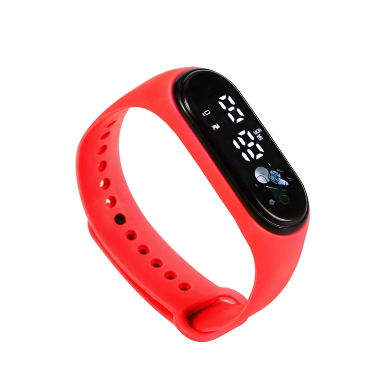 Candy Color Kids Children Watches For Boy Girls Silicone Strap Watch LED Digital Kid Watch Fashion Sport Waterproof Bracelet