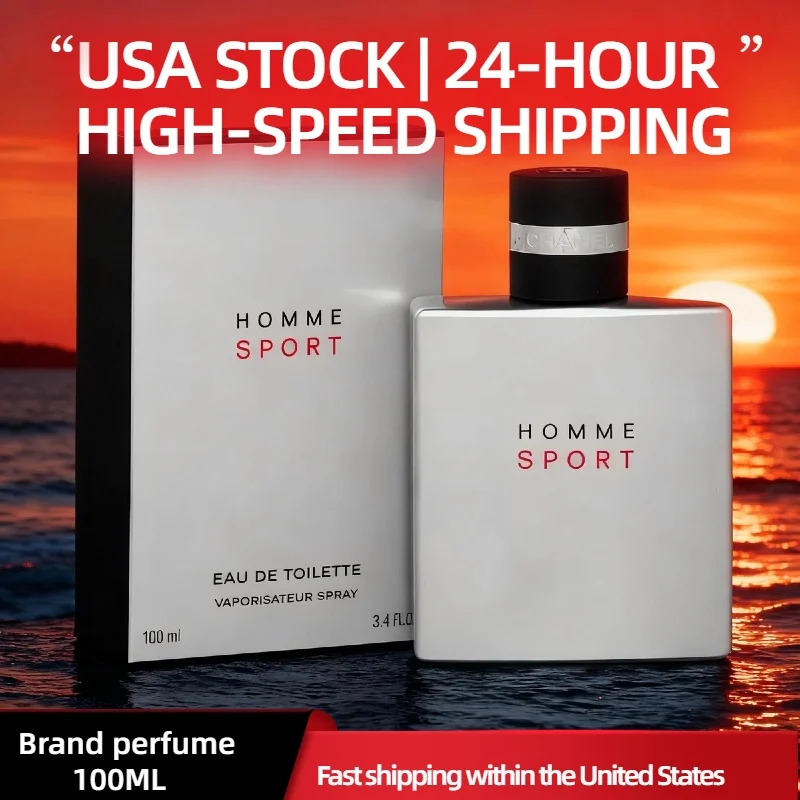 【الأفضل بائع】رجل Homme Sport EDT، عطر طازج طويل الأمد، كولونيا فاخرة للرجال، هدية مثالية له، شحن مجاني الولايات المتحدة الأمريكية #1