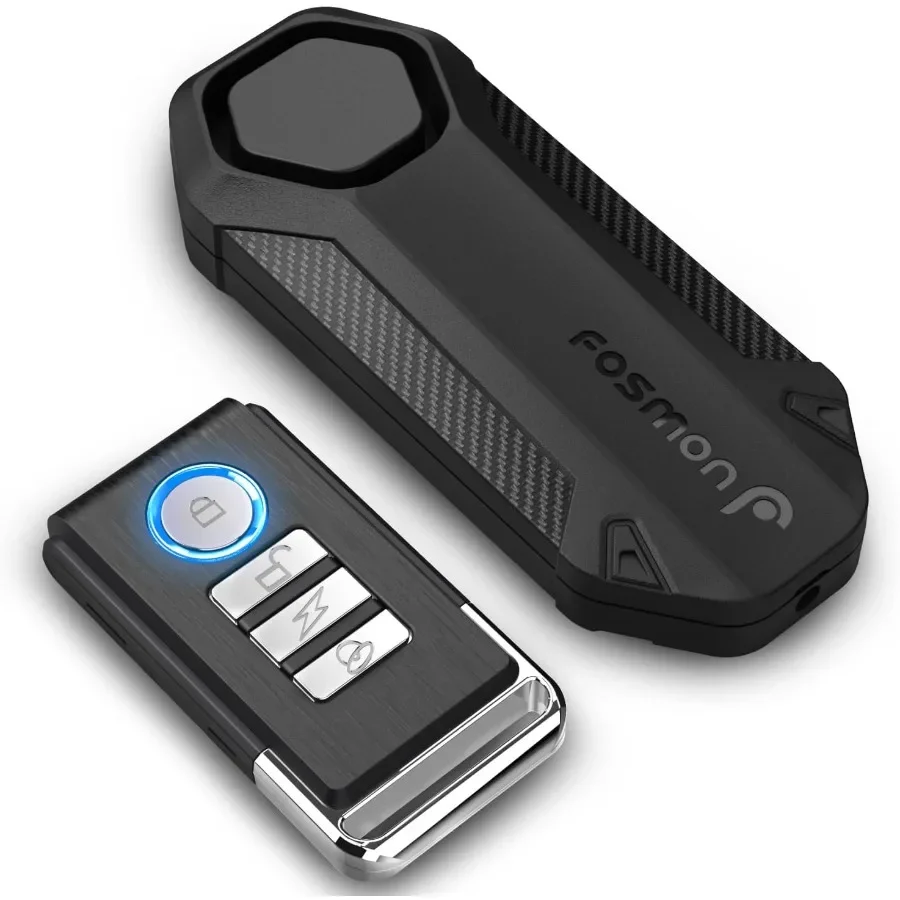 

Wireless Remote Motion Sensor Bike Alarm with SOS Feature for EBike Motorcycle Scooter Cart Trailer IP65 Waterproof AntiTheft A