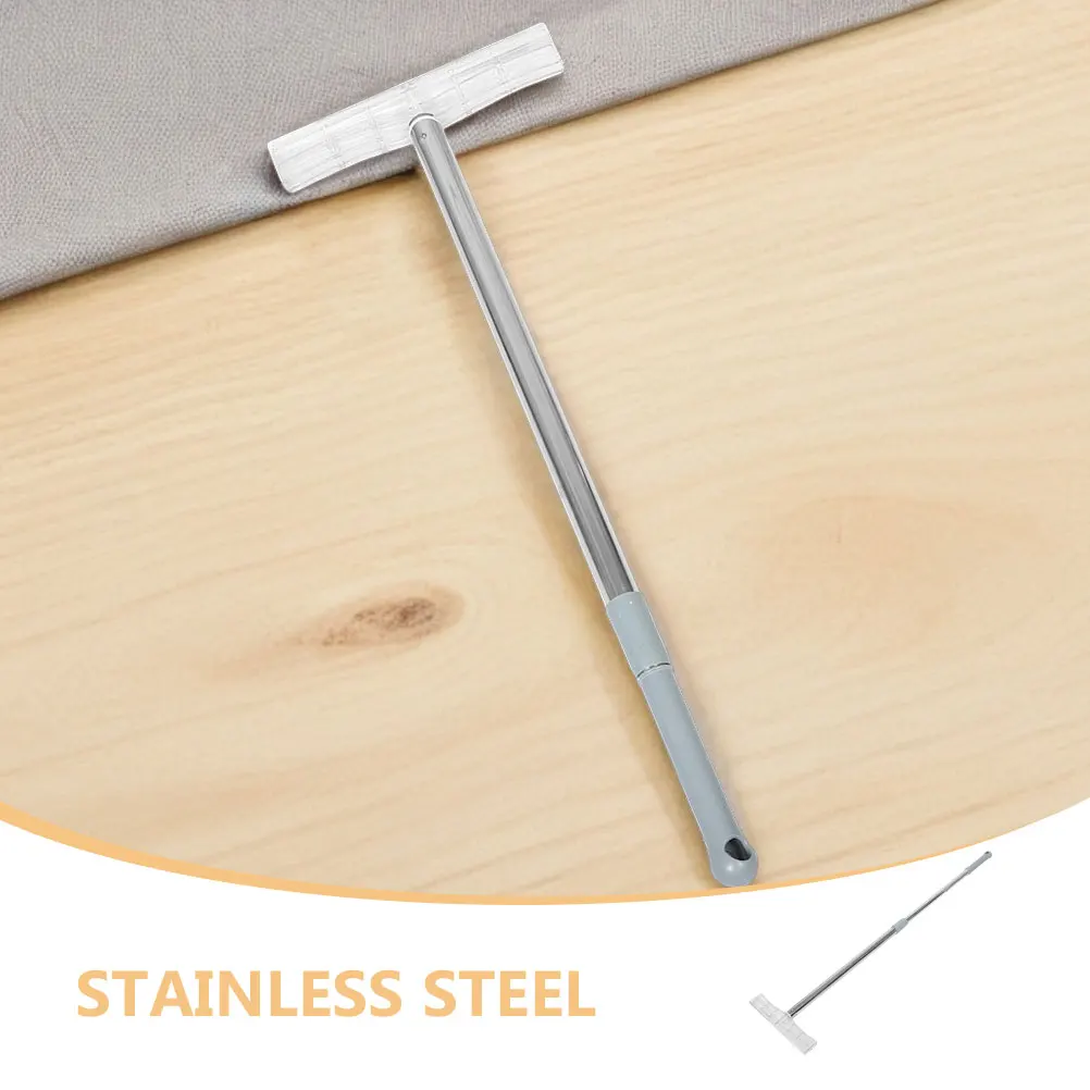 2pcs Telescopic Sign Holder Stainless Steel Extendable Pole Handheld Airport Parade Sports Guide Voting Banner Display