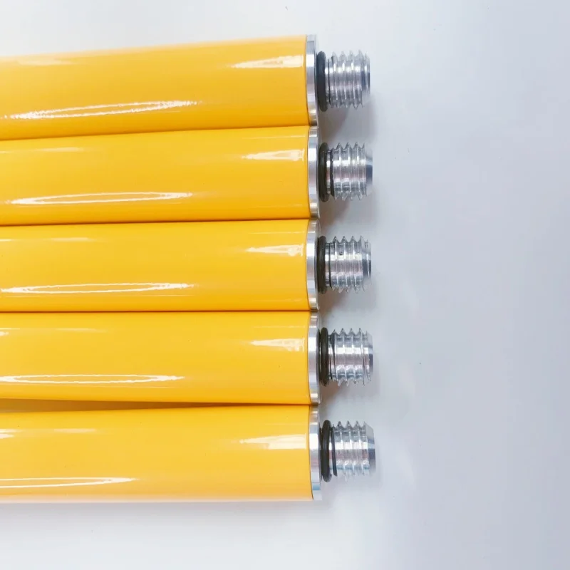 GPS RTK GNSS Pole Rod 60CM Yellow Antenna Pole Rod Aluminum Surveying Bracket Extension Pole 5/8 x 11 Thread Both Ends