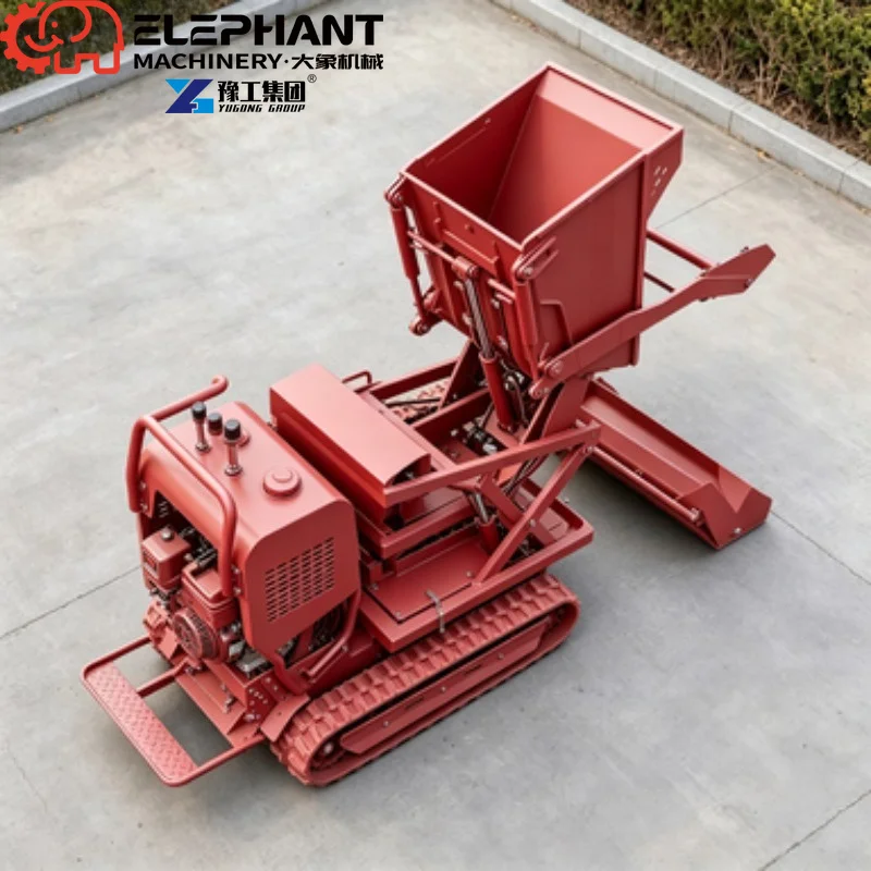 Mini Dumper 500kg Hydraulic Tipper, Chinese‑made Durable Components For Rural Infrastructure Projects