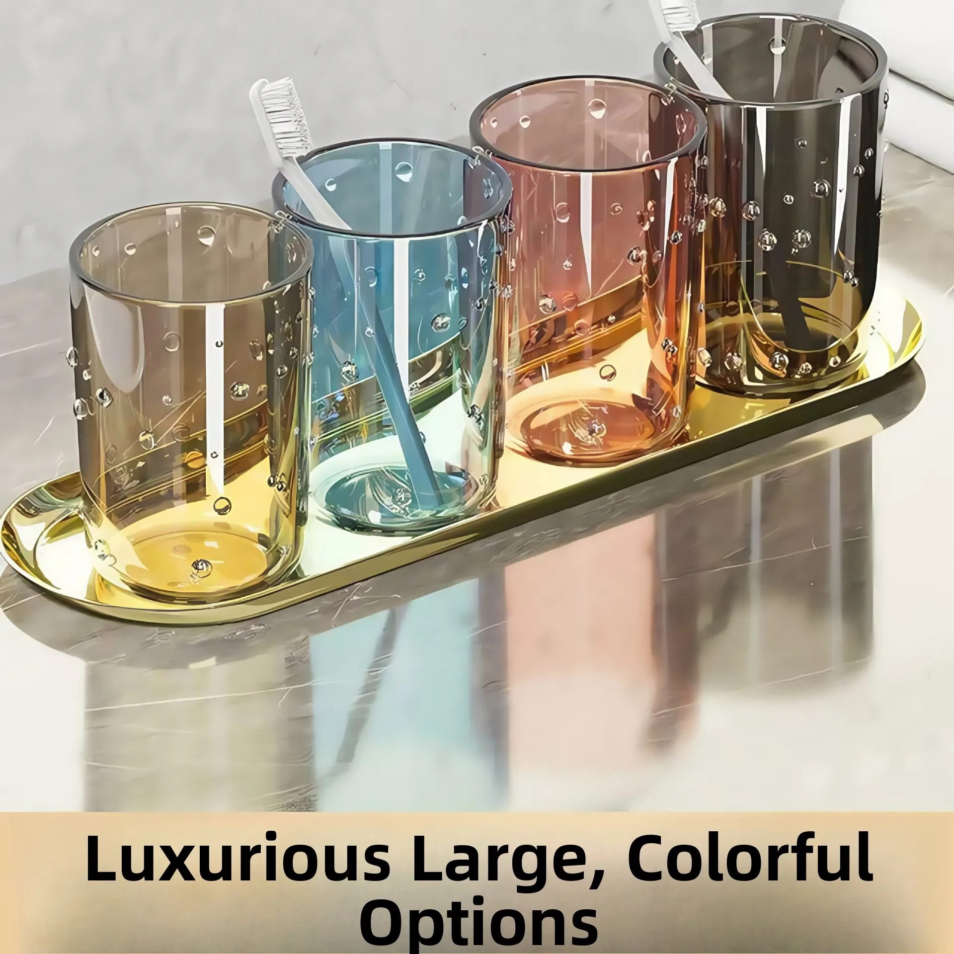 

Thiened Plastic Toothbru Cup Home Use Spout Cup Creative Transparent Personalized Couples Tooth Cup Fly Dental Cylinde...