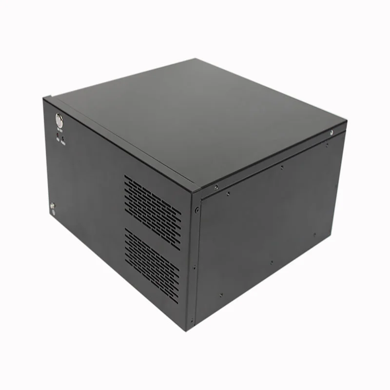 MATX Wall‑Mount Industrial PC Case, 8 Serial COM Ports, Multiple USB Ports, 4 Expansion Slots CNC Control Equipment Enclosure
