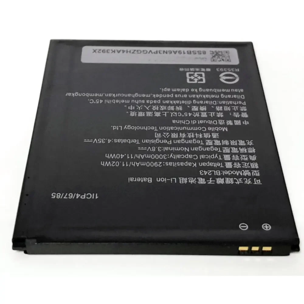 2900mAh BL243 battery for lenovo K3 Note K50-T5 A7000 A5500 A5600 A7600 Cellphone High quality Replacement Battery