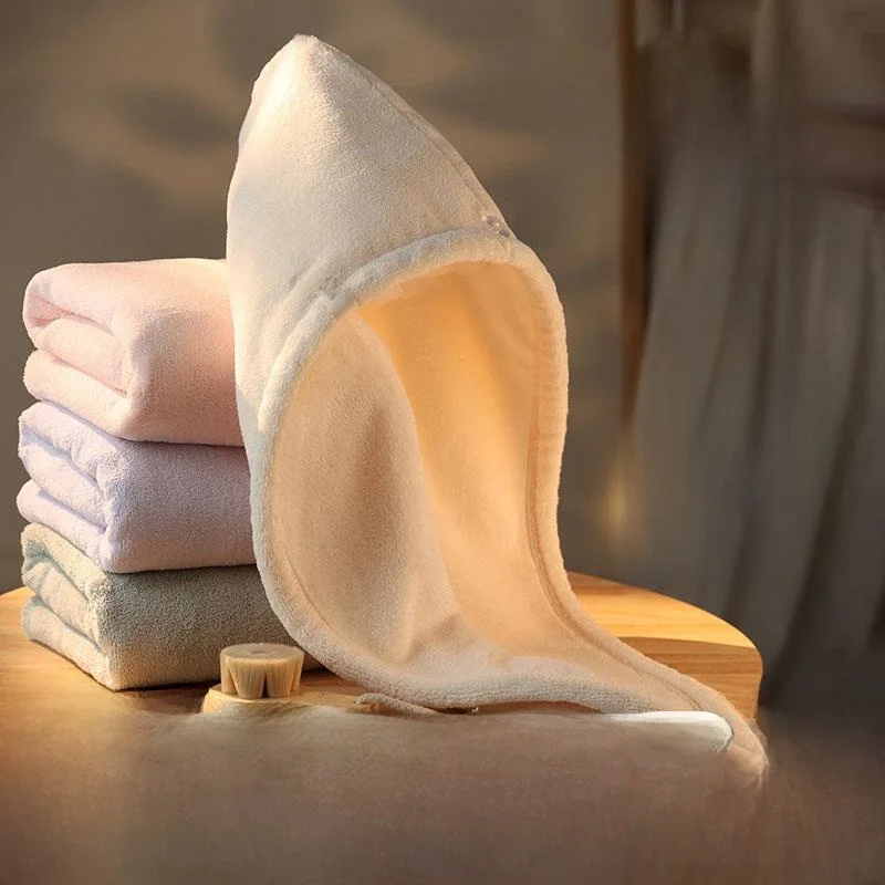 

Новая женская супервпитывающая быстросохнущая шапочка для волос 2025 года, двухслойное полотенце-мочалка для головы, аксессуар для быстрой сушки волос