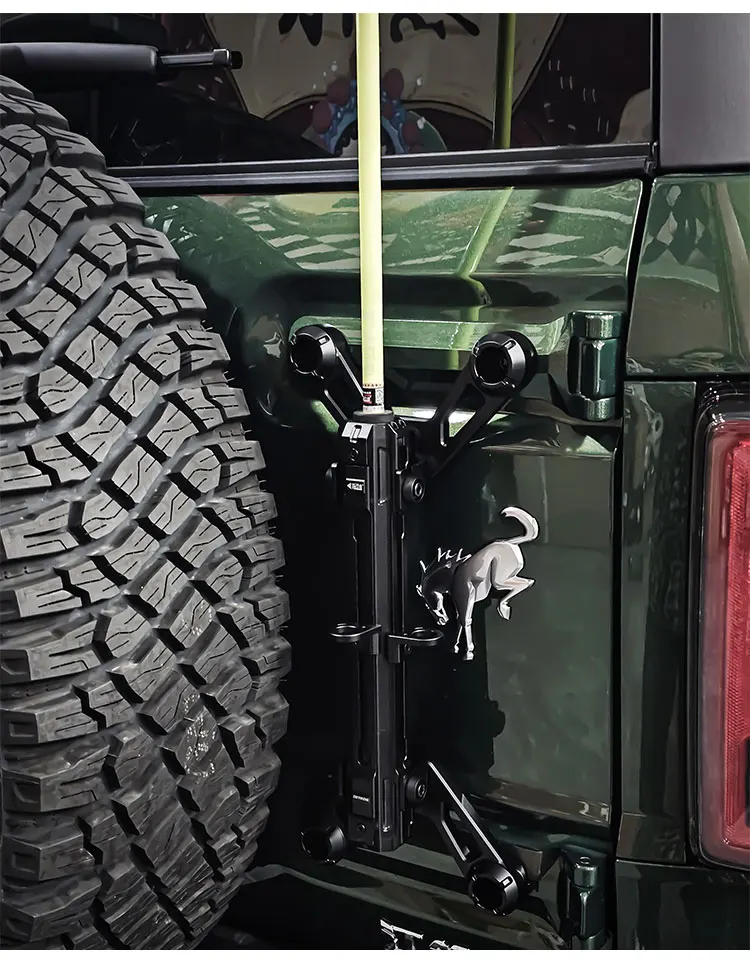 

Кронштейн флагштока задней двери для Ford bronco 2021-22026, аксессуары