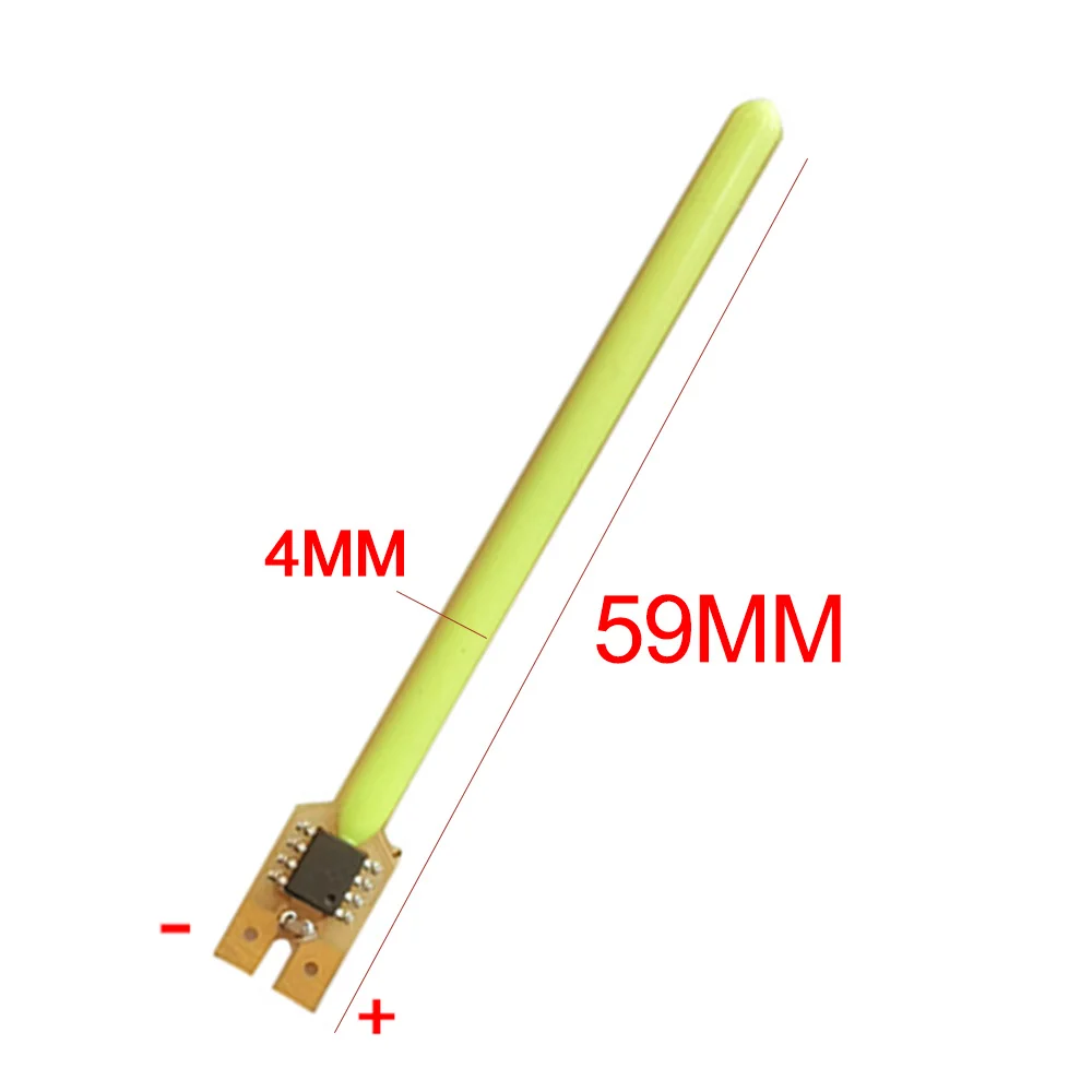 LED Cob Filament Meteor Shower Flowing Water Lamp DC3V 59mm 70mm  Incandescent Light Accessories Filament Diodes Parts Decor