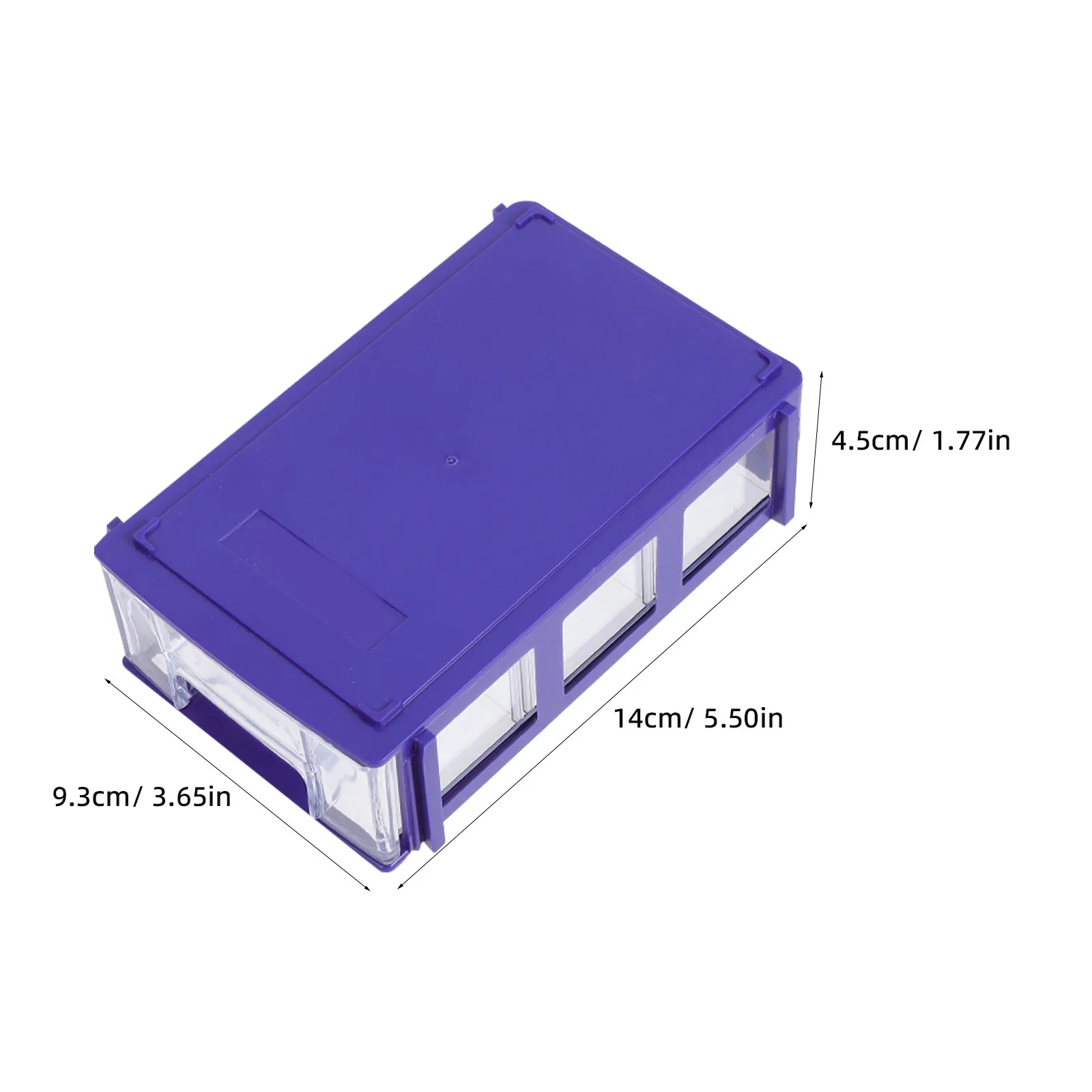 10Pcs Stackable Drawer Organizer Plastic Parts Storage Cabinet Removable Dividers Label Holder Desktop Workshop