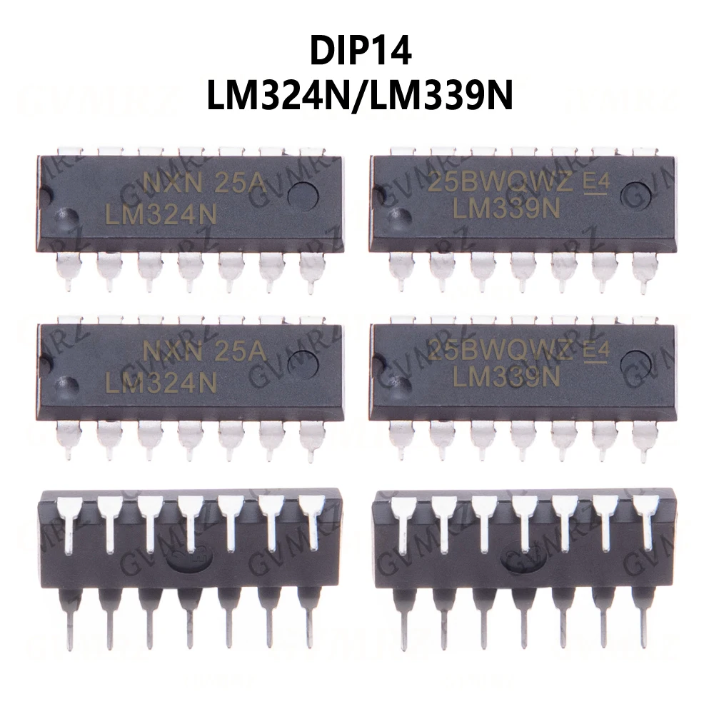 10/20PCS LM324N DIP14 LM324 DIP LM339N DIP-14 LM339