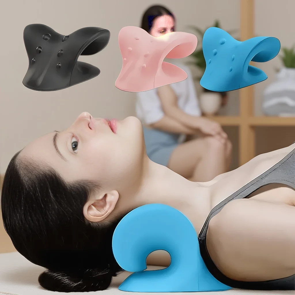 ​ ​ เครื่องยืดคอและไหล่พร้อมแรงดึงกระดูกต้นคอสำหรับผู้นอนตะแคง นอนหลัง และนอนคว่ำ ​ ​